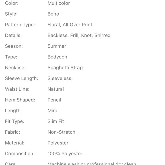 All Over Floral Shirred Knot Cami Dress - Picture 3 of 4